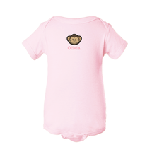 Personalized Flip the Monkey™ Bodysuit [Pink]