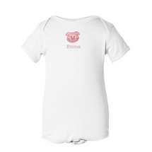 Personalized Giggle the Pig™ Bodysuit [White]